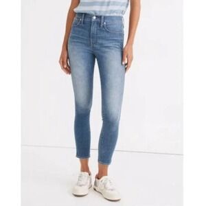 Madewell 10 High Rise Skinny Crop‎ Jeans Medium Wash Size 28